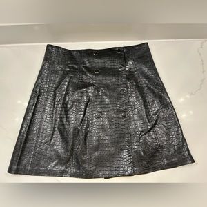 Vintage leather skirt